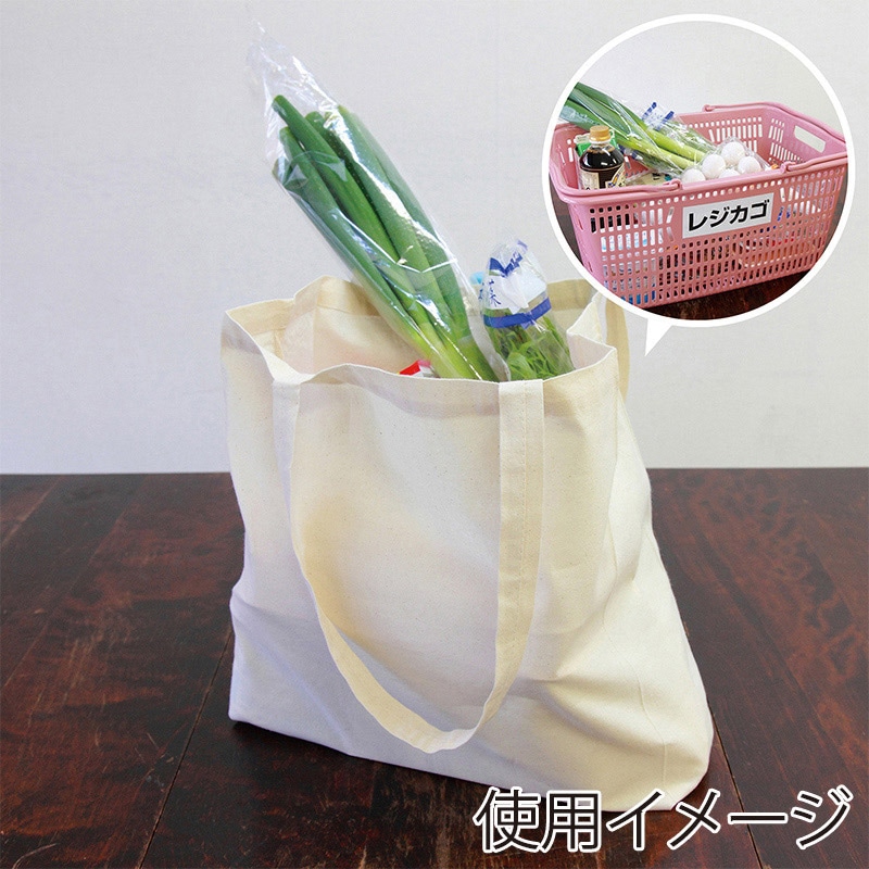 遠東商会 コットンレジ袋 Lサイズ 118-C 1袋(ご注文単位200袋)【直送品】