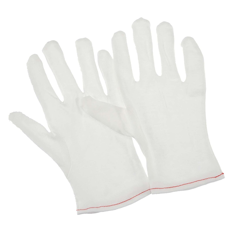 綿スムス手袋(12双入)L 3-7278-03 1個(ご注文単位1個)【直送品】