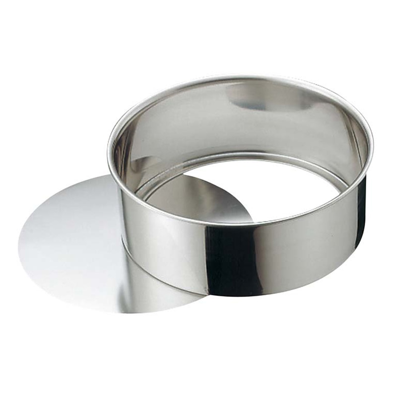 18-8総絞りレアケーキ型底取12cm 1個（ご注文単位1個）【直送品】