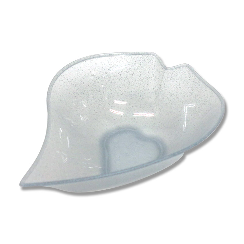 ニシキ プラスチック皿 ほほえみ PP 13 ラメスモーク 25枚/袋（ご注文単位16袋）【直送品】