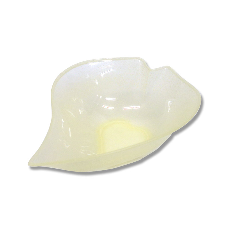 ニシキ プラスチック皿 ほほえみ PP 13 ラメイエロー 25枚/袋（ご注文単位16袋）【直送品】