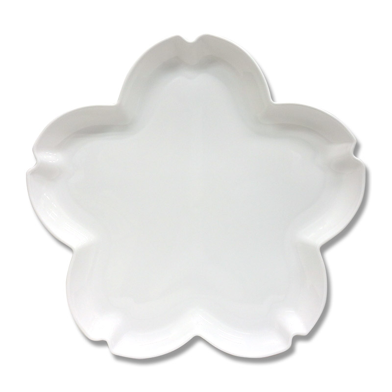 ニシキ プラスチック皿 いろどり 30 ホワイト 5枚/袋（ご注文単位16袋）【直送品】