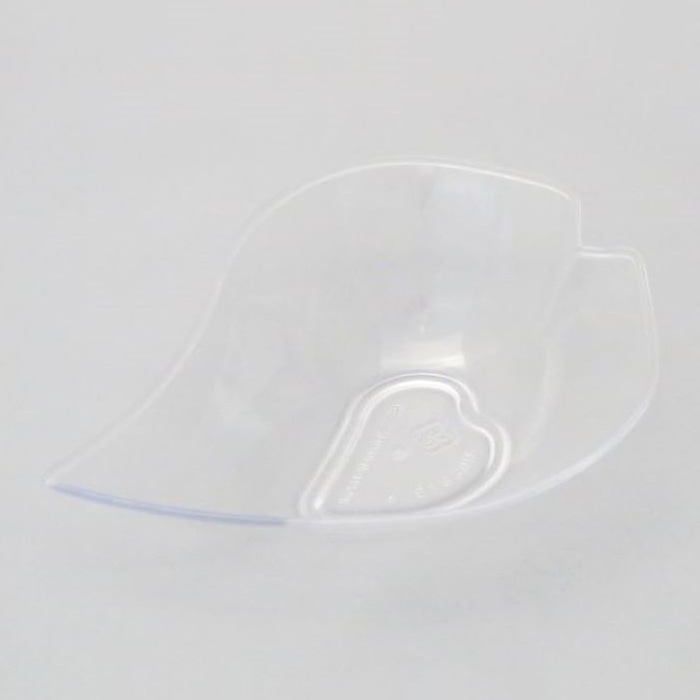 ニシキ プラスチック皿 ほほえみ PS 13 透明 25枚/袋（ご注文単位16袋）【直送品】