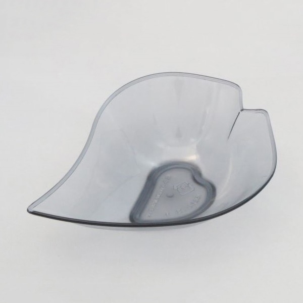 ニシキ プラスチック皿 ほほえみ PS 13 スモーク 25枚/袋（ご注文単位16袋）【直送品】