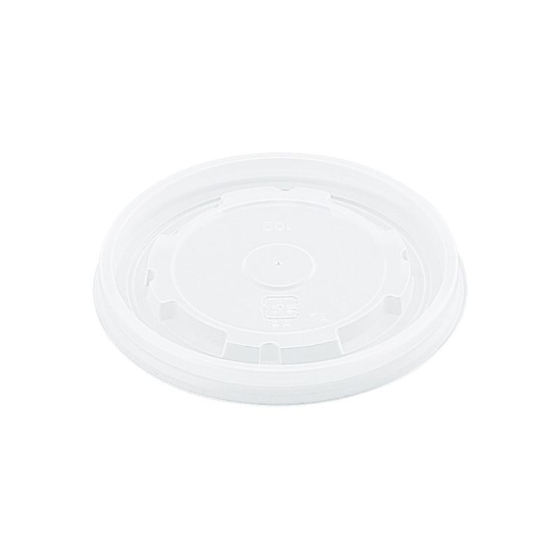 アヅミ産業 汁椀容器　蓋 DYC-100  100枚/袋（ご注文単位20袋）【直送品】