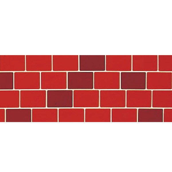 アルファ ビニール幕 45cm×50m レンガのイラスト PC8-0011 1本（ご注文単位1本）【直送品】