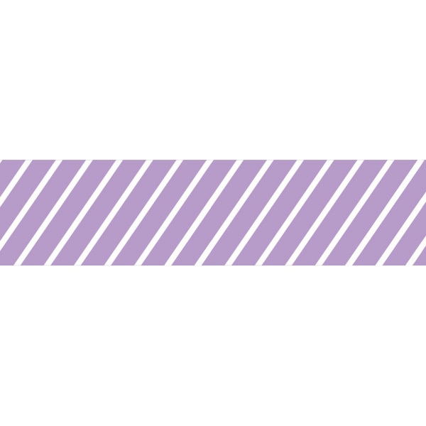 アルファ ビニール幕 45cm×50m ストライプ パープル PC8-1244 1本（ご注文単位1本）【直送品】