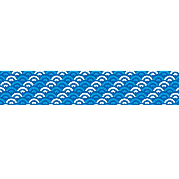 アルファ ビニール幕 45cm×50m 波模様 PC8-1339 1本（ご注文単位1本）【直送品】