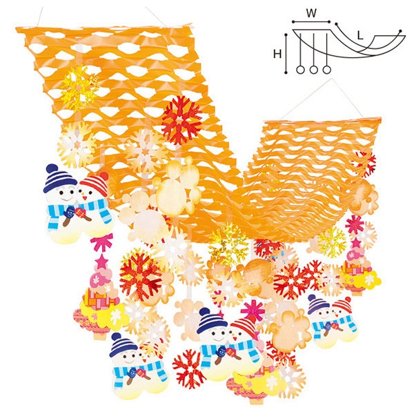 アルファ ウォーム雪だるまプリーツハンガー TA5-1171 1個（ご注文単位1個）【直送品】