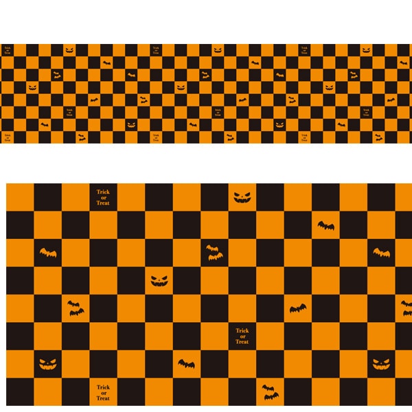 アルファ ビニール幕 60cm×25m ハロウィン ツートン PA4-0418B 1本（ご注文単位1本）【直送品】