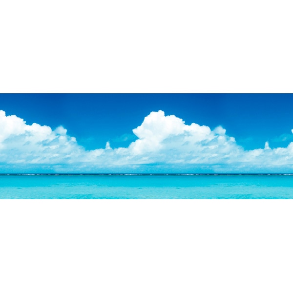アルファ ビニール幕 60cm×50m 青空と海のイメージ PA2-0342 1本（ご注文単位1本）【直送品】