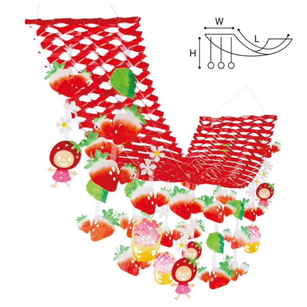 アルファ ストロベリープリーツハンガー TA8-1010 1個(ご注文単位1個)【直送品】