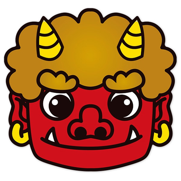 アルファ 節分・鬼面 特大ボード GS7-0004 1個（ご注文単位1個）【直送品】