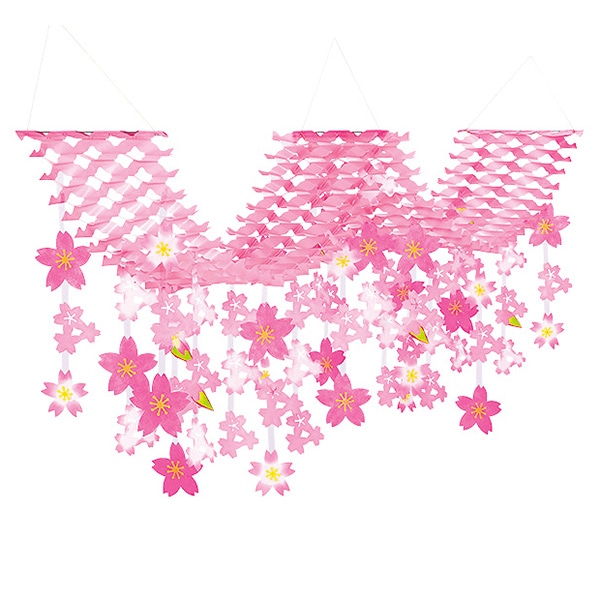 アルファ 舞い桜2連プリーツハンガー TQ1-1011 1個（ご注文単位1個）【直送品】