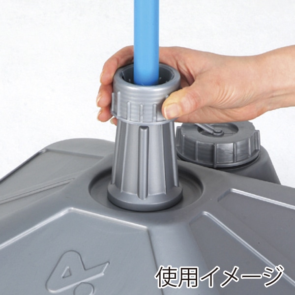 アルファ 注水型ポールスタンド グレー KA8-0100 1台(ご注文単位1台)【直送品】