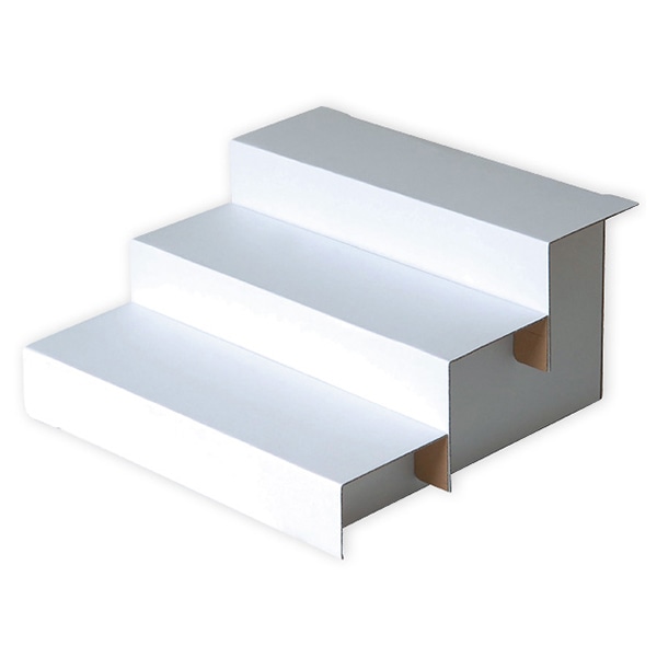 アルファ ペーパーヒナ段 3段 白 GS8-0061W 1セット（ご注文単位2セット）【直送品】