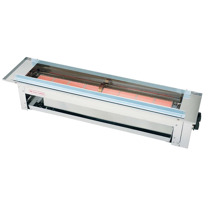 アサヒ 赤外線下火式グリラー うなぎ串焼(特大) SG-15N型 13A 1個(ご注文単位1個)【直送品】