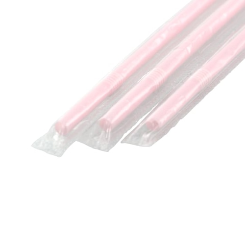 シバセ工業 フレックスストロー フィルム包装 4.5×12 331パステルPK 1箱(ご注文単位1箱)【直送品】