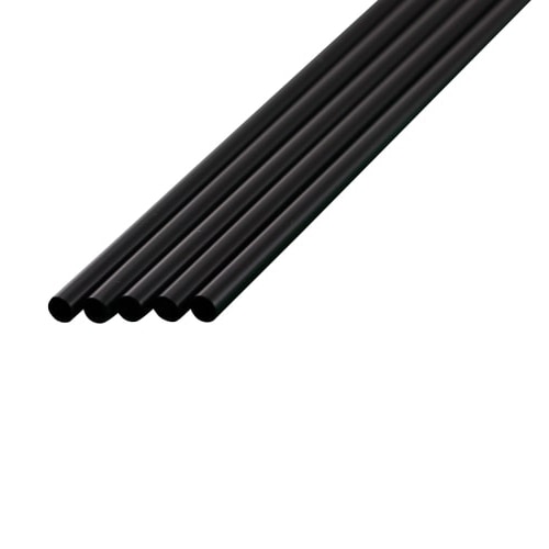 シバセ工業 ストレートストロー 包装なし 4.5×180 363黒 1個(ご注文単位1個)【直送品】