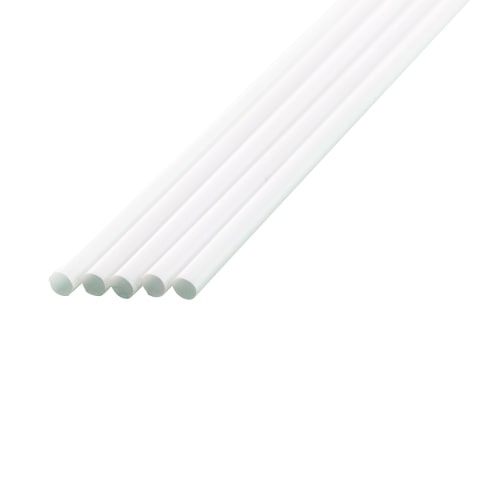 シバセ工業 ストレートストロー 4.5mm×21cm 白 1箱(ご注文単位1箱)【直送品】