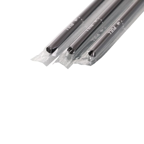 シバセ工業 ストレートストロー フィルム包装 6×21 432黒 1箱(ご注文単位1箱)【直送品】