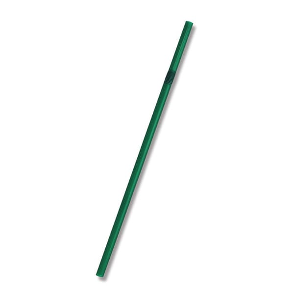 シバセ工業 フレックスストロー 包装なし 6×21 484緑 1箱(ご注文単位1箱)【直送品】
