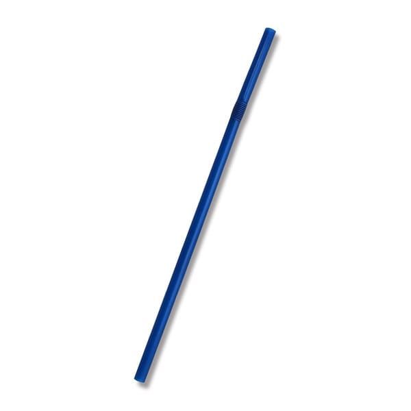 >シバセ工業 フレックスストロー　包装なし 6×21 485青 1箱（ご注文単位1箱）【直送品】