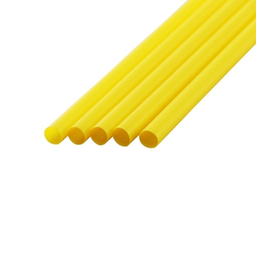 シバセ工業 ストレートストロー 包装なし 6×21 501黄 1箱(ご注文単位1箱)【直送品】