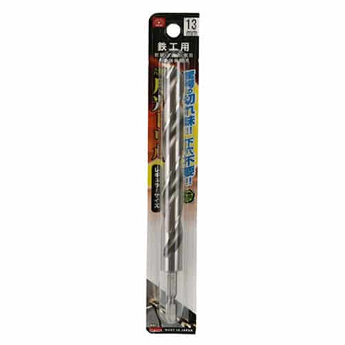 藤原産業 ビック・ツール 鉄工用月光ドリル 六角軸 13.0mm 1本ブリスターパック FS6SGK13.0 1本（ご注文単位1本）【直送品】
