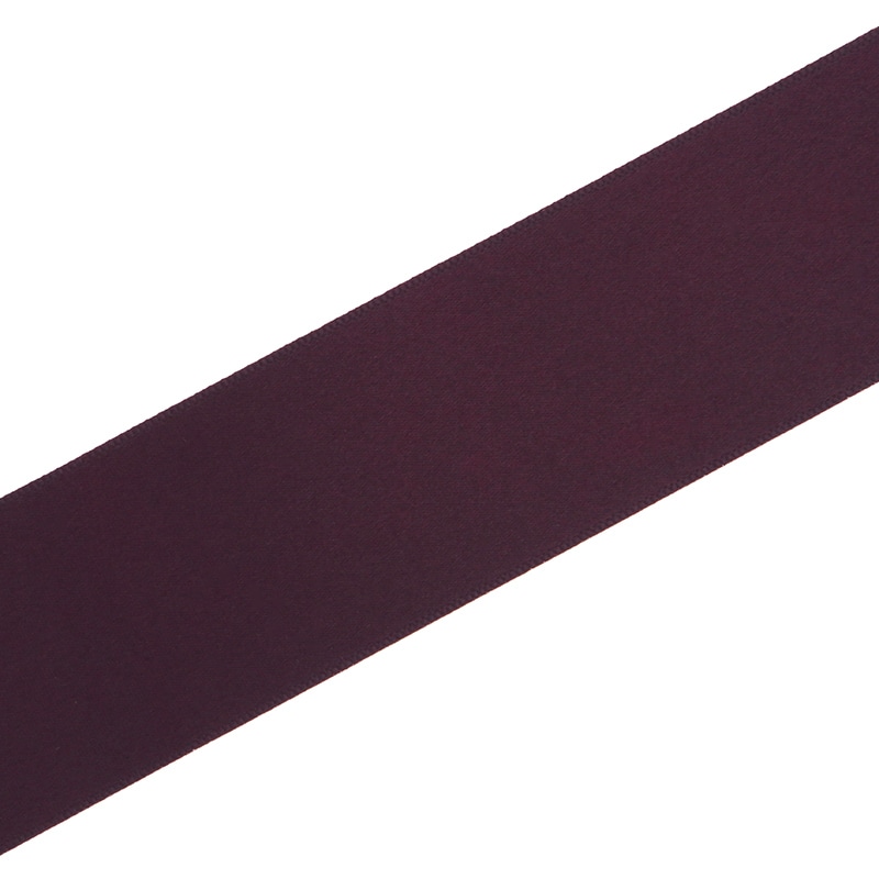 星野 リボン ラスターサテン 40mm幅×45m巻 322112 プラム 1巻