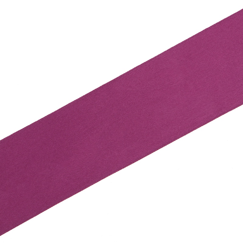 星野 リボン ラスターサテン 40mm幅×45m巻 322117 パープル 1巻