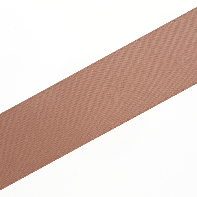 星野 リボン ラスターサテン 40mm幅×45m巻 322125 アンバー 1巻