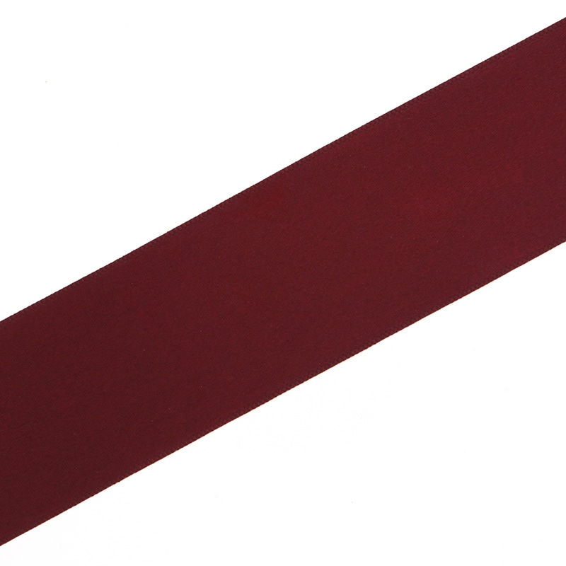 星野 リボン ラスターサテン 40mm幅×45m巻 322126 バーガンディ 1巻