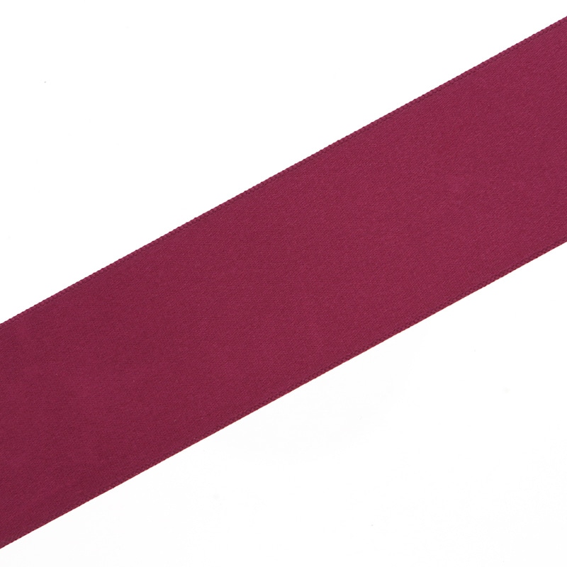 星野 リボン ラスターサテン 40mm幅×45m巻 322128 ボルドー 1巻