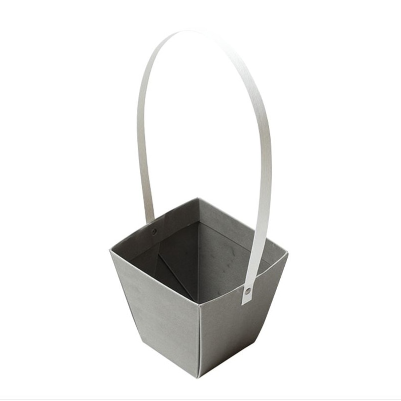 星野 ギフトボックス P-VASE WAX M #2 グレー 315162 10個/束(ご注文単位1束)【直送品】