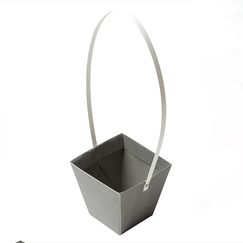 星野 ギフトボックス P-VASE WAX L #2 グレー 315163 10個/束(ご注文単位1束)【直送品】