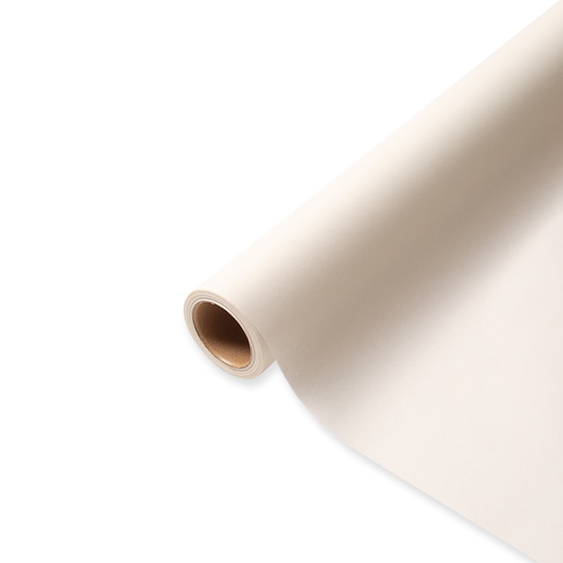 星野 ラッピングペーパー クルル 1 ホワイト 336501 1本(ご注文単位1本)【直送品】