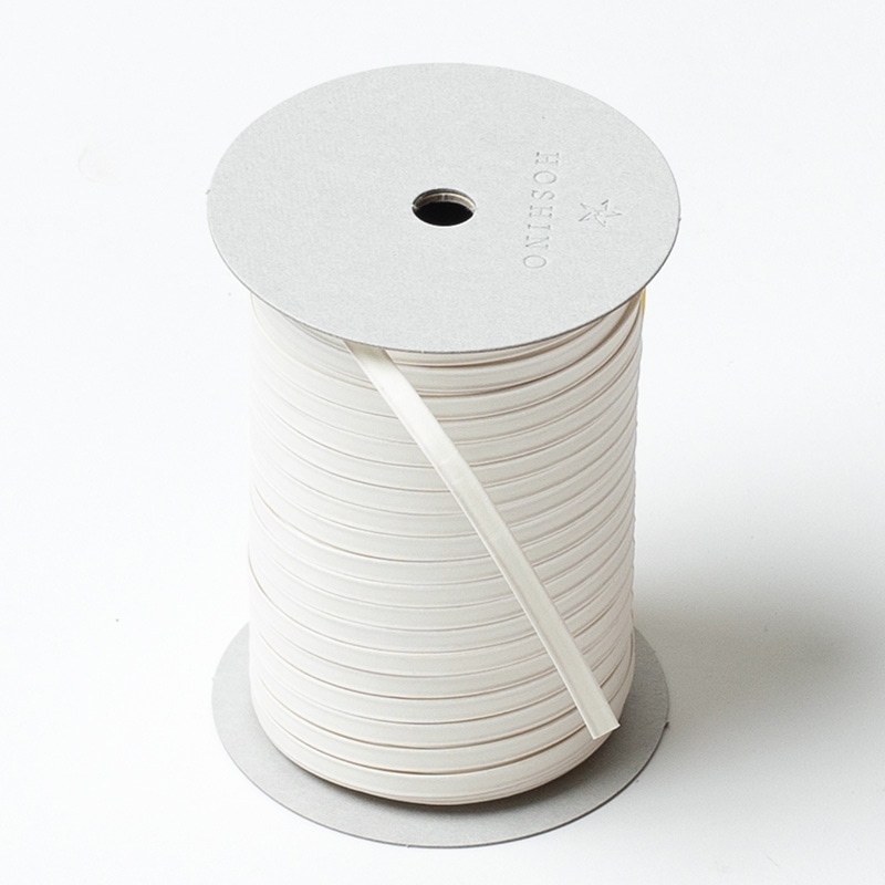 星野 リボン　コード 6×100 1.ブラン　カーセ　333301 1巻（ご注文単位1巻）【直送品】