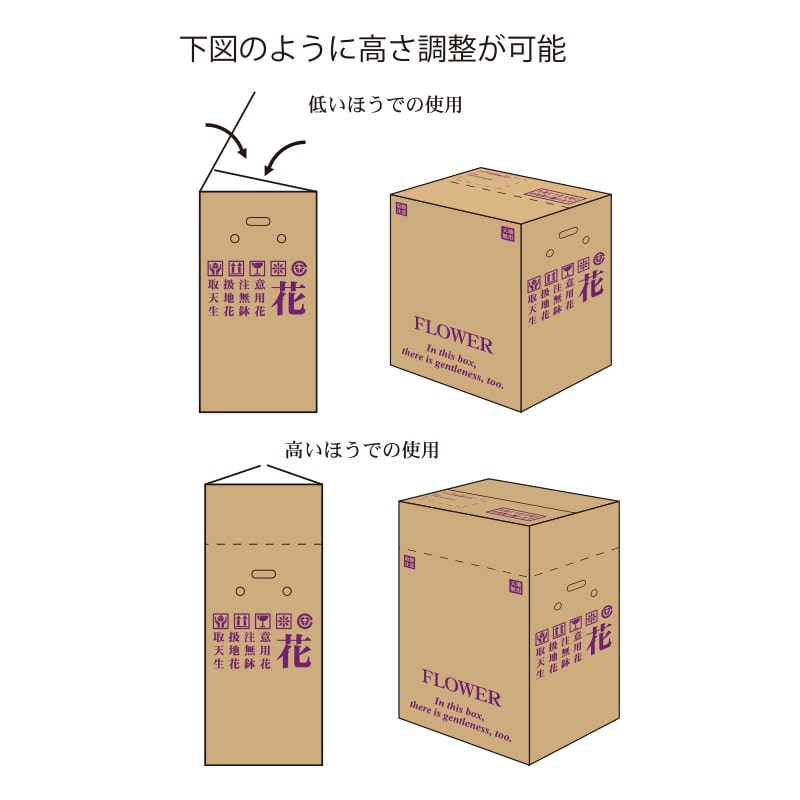 星野 花用宅配ボックス PS115-200 313065 10組/束(ご注文単位1束)【直送品】