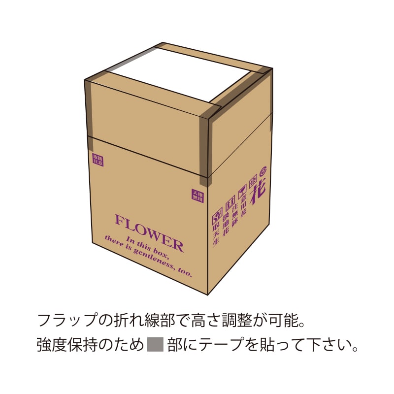星野 花用宅配ボックス PS106-120 313056 30組/束(ご注文単位1束)【直送品】