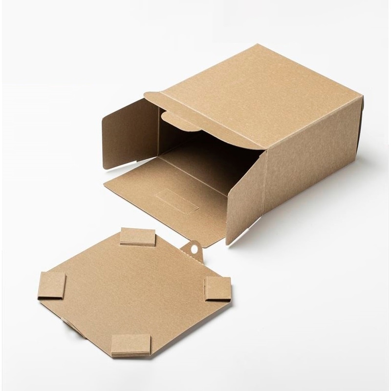 星野 ギフトボックス GATEAU-G #2 ブラウン 315257 5組/束(ご注文単位1束)【直送品】