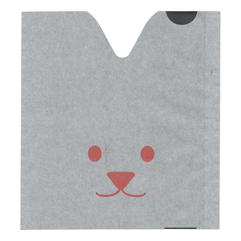 星野 桃用果実袋　シロクマくんBIG 黄金桃用 552085 3500枚/箱（ご注文単位1箱）【直送品】