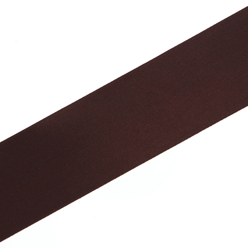 星野 リボン ラスターサテン 40mm幅×45m巻 322142 チョコレート 1巻