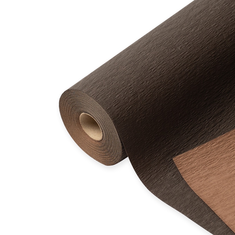 星野 ラッピングペーパー　デュオクレープ  28　ドラブ／セピア　336658 1本（ご注文単位1本）【直送品】