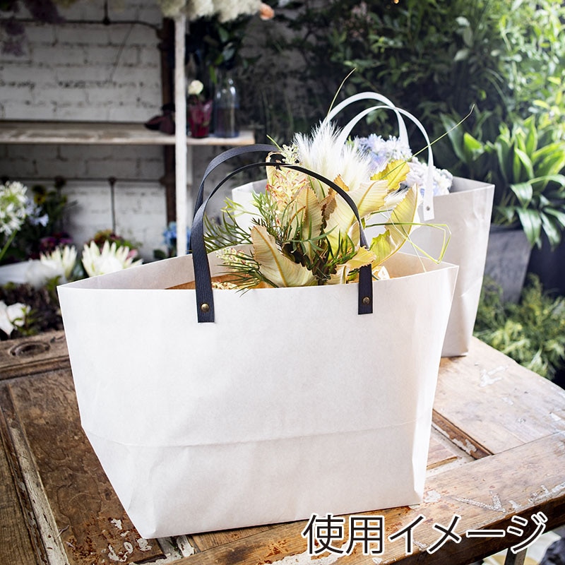 星野 手提げ紙袋 ジミーキャリーバッグ HK-JM 1 ホワイト 314233 50枚/束(ご注文単位1束)【直送品】