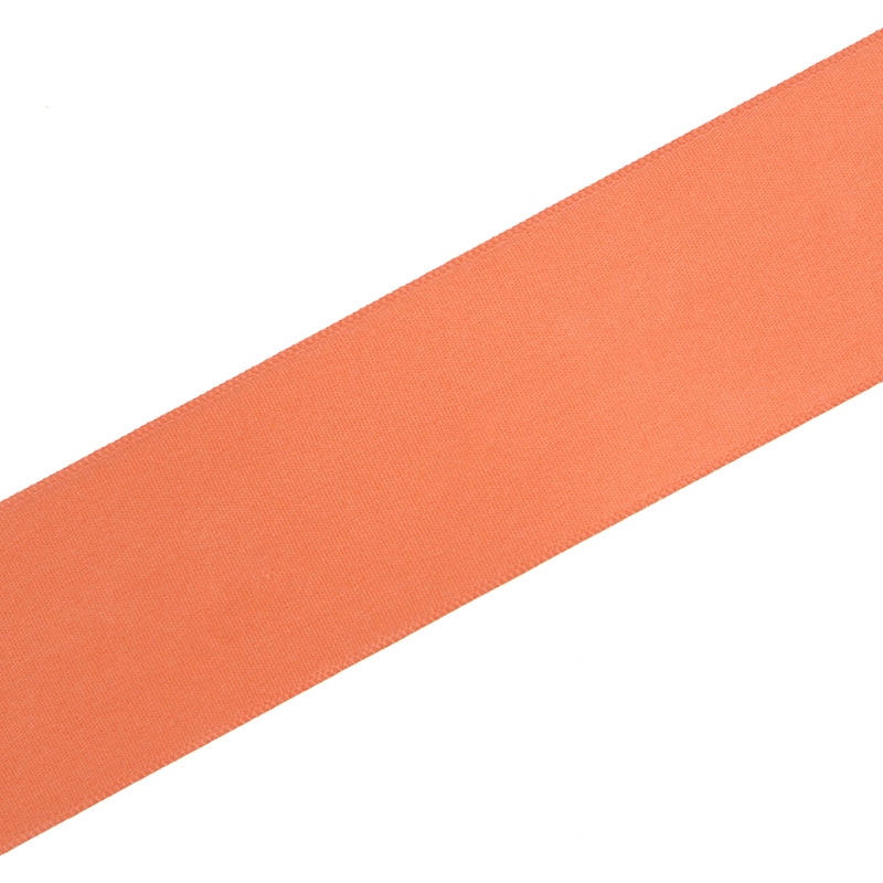 星野 リボン ラスターサテン 40mm幅×45m巻 322143 アプリコット 1巻