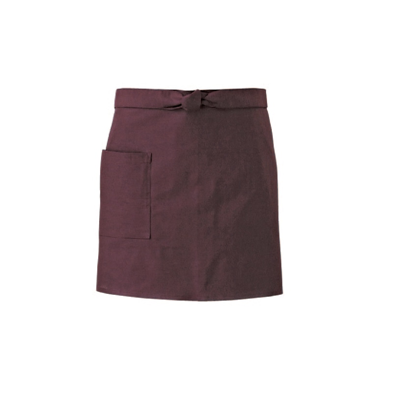 セブンユニフォーム ショートエプロン　男女兼用 フリーサイズ　赤紫蘇 ET3475-7　1枚（ご注文単位1枚）【直送品】