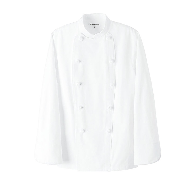 セブンユニフォーム コックコート　男女兼用　長袖 6L　ホワイト TA8300-0　1枚（ご注文単位1枚）【直送品】