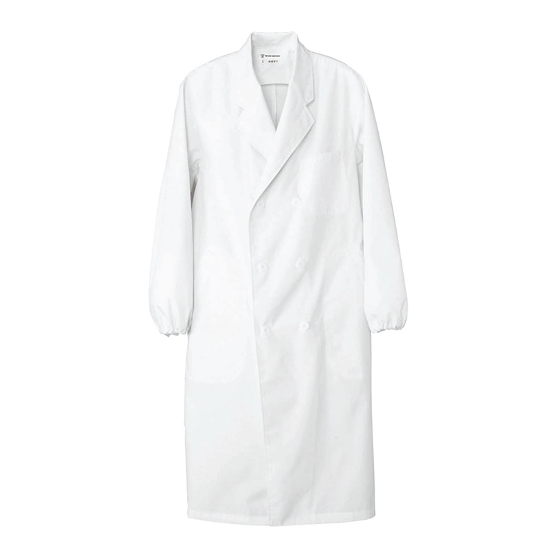 セブンユニフォーム コート　男性用　長袖 4L　ホワイト AA0115-8　1枚（ご注文単位1枚）【直送品】