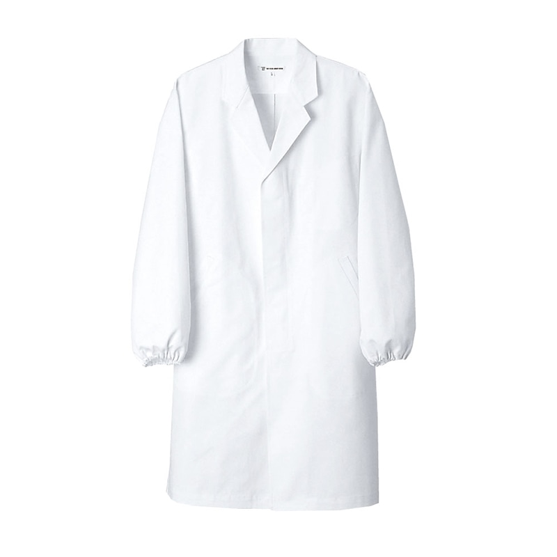 セブンユニフォーム カツラギコート　男女兼用　長袖 4L　ホワイト AA0315-6　1枚（ご注文単位1枚）【直送品】